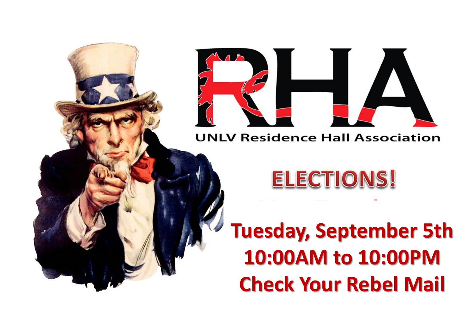 RHA Fall Elections Calendar University of Nevada, Las Vegas